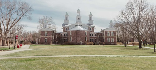 Exterior View of Old Main.