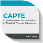 CAPTE accreditation logo.