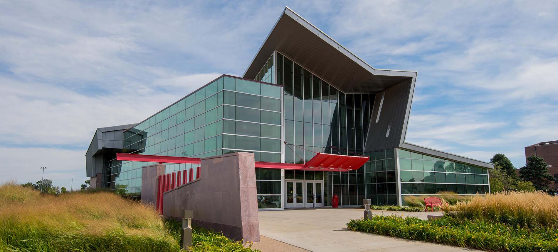 An outside view of the wellness center.