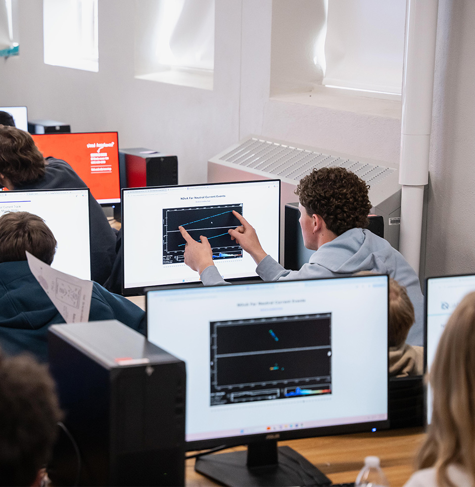 Students in a computer lab