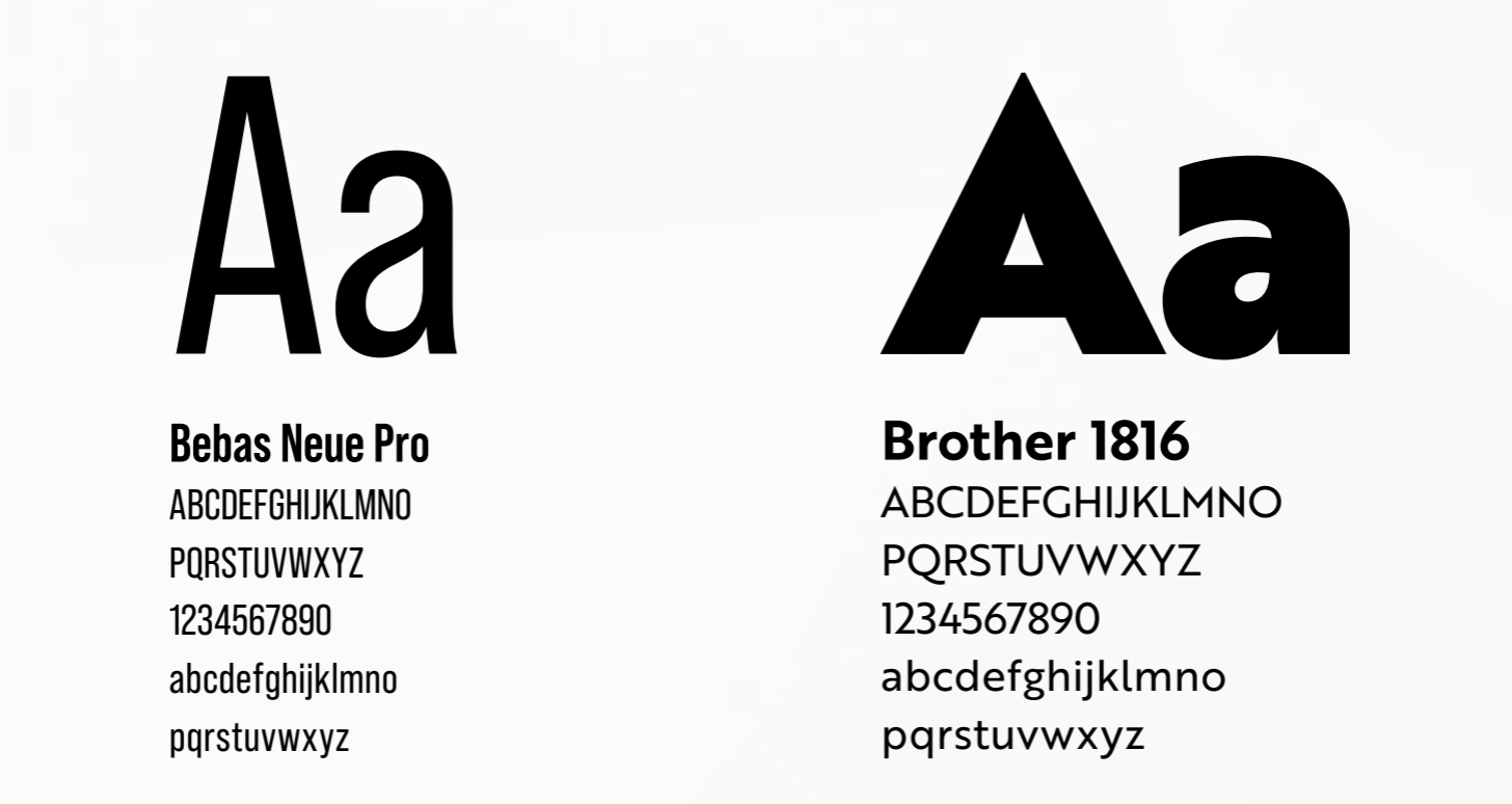 secondary font