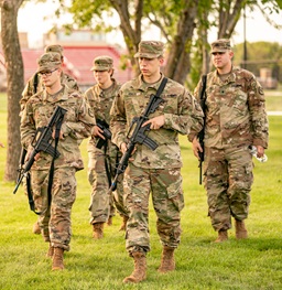 Group of ROTC Cadets.