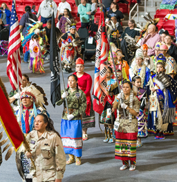 Opening ceremony of Wacipi event.