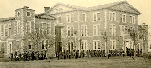 Photo of Old Main from 1895