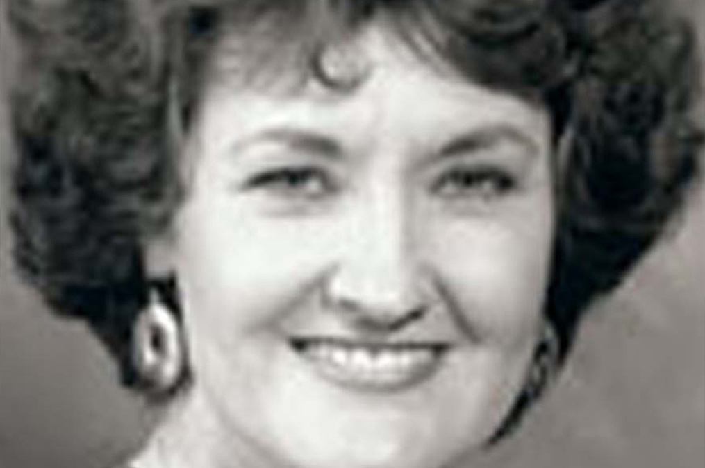 Former USD President Betty Turner Asher, of 1989 - 1996, smiling.