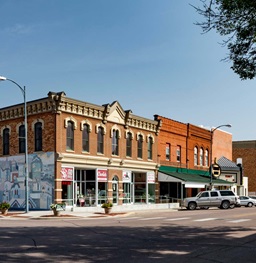 Downtown Buildings in Vermillion.