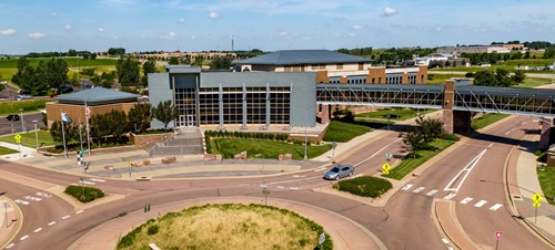 Aerial View of Sioux Falls Campus.