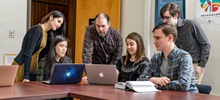 Group of Psychology Students and a Professor.