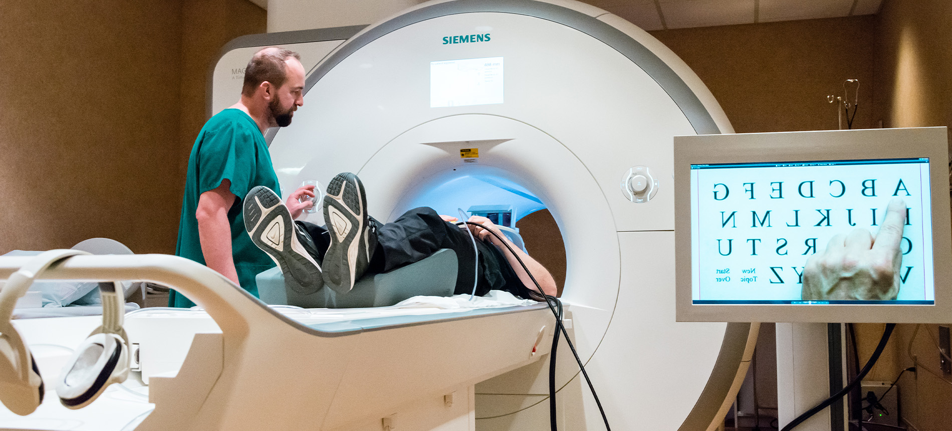 The neuroimaging core in use.