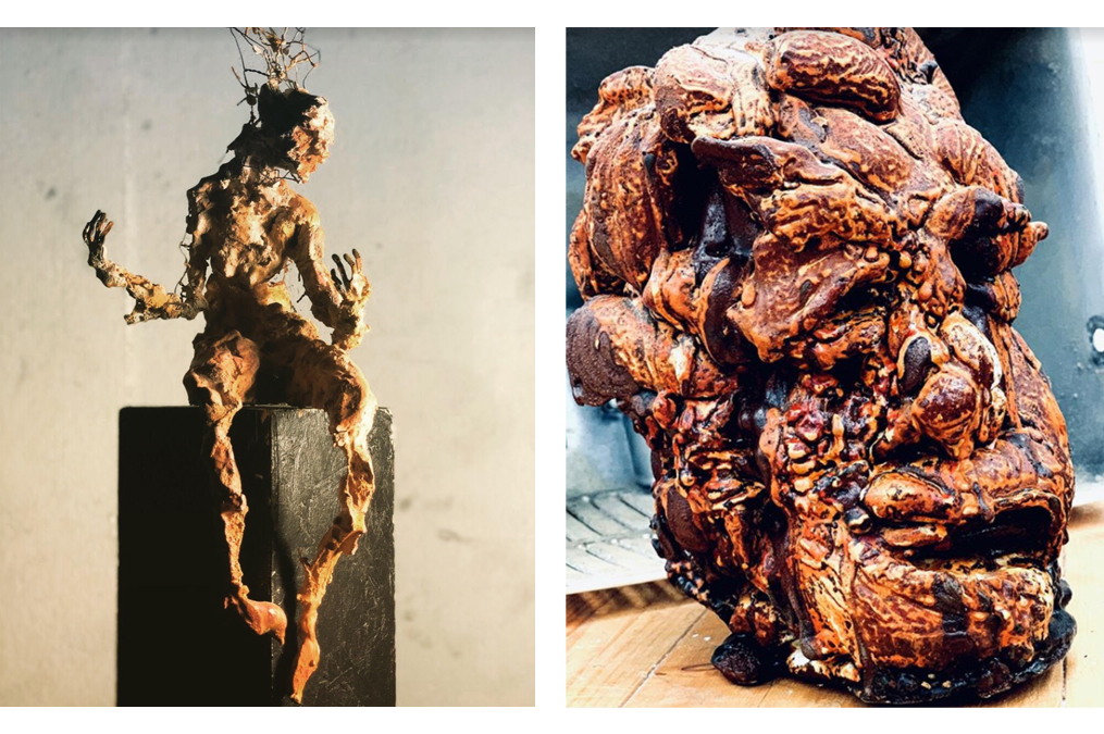 A USD Student's sculpture creation.