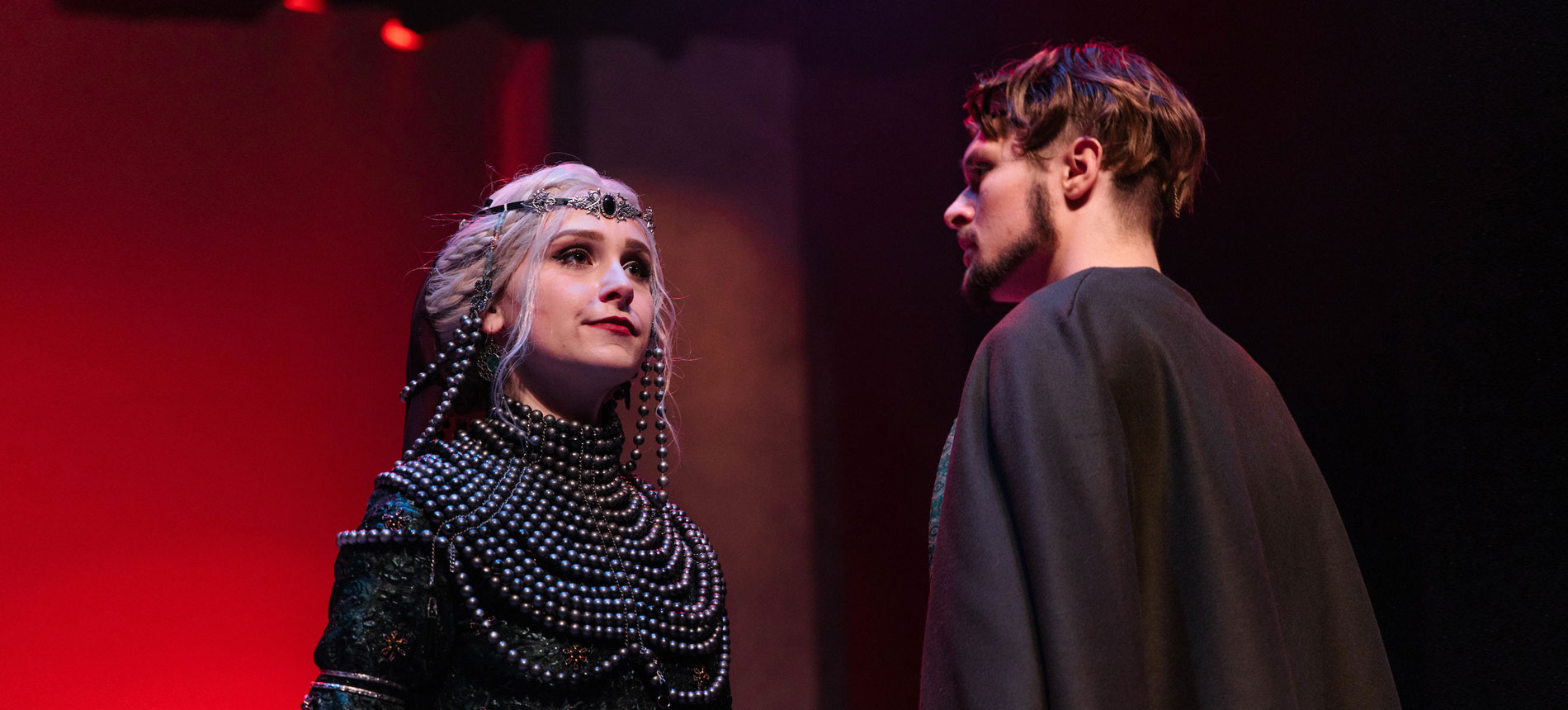 Actors on stage performing