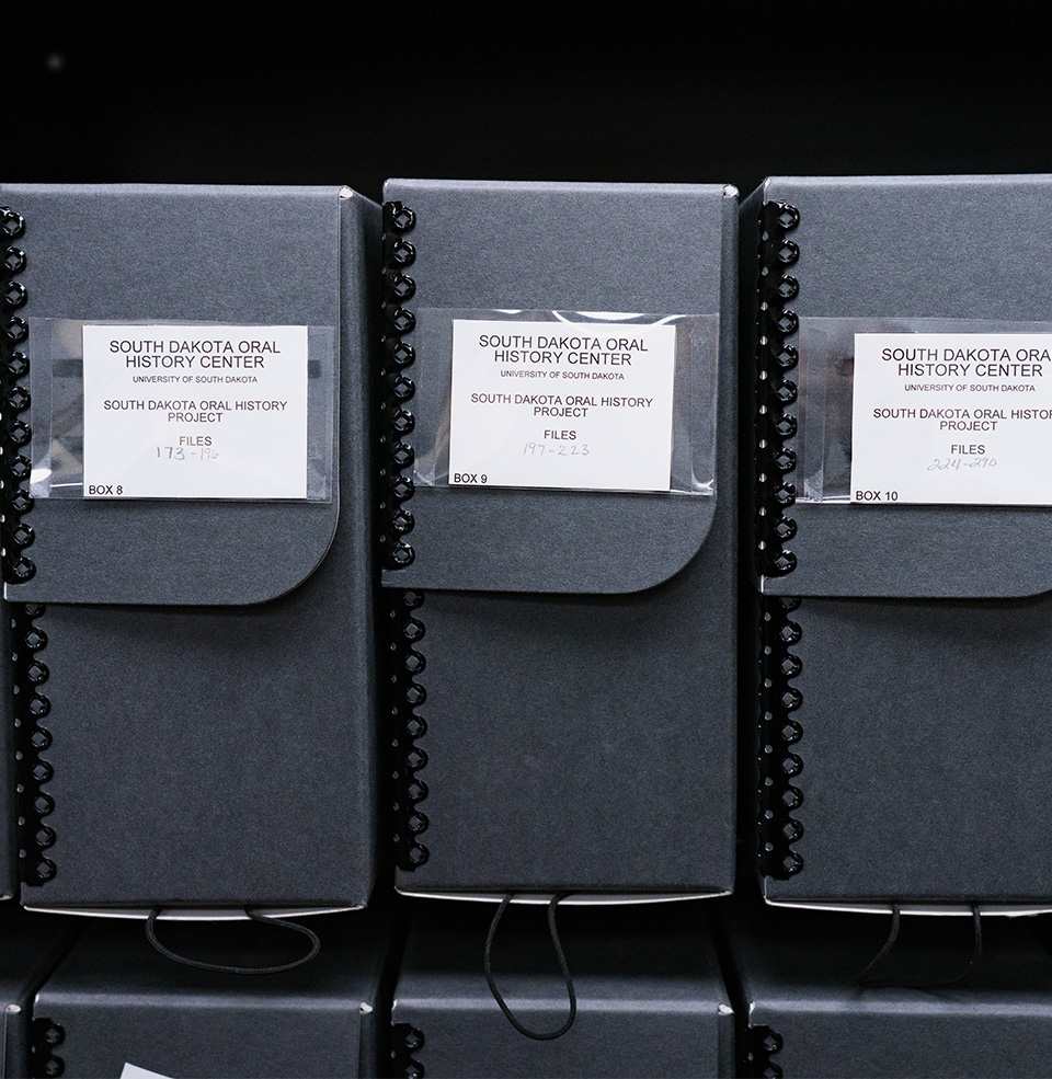 a picture of folders from oral history