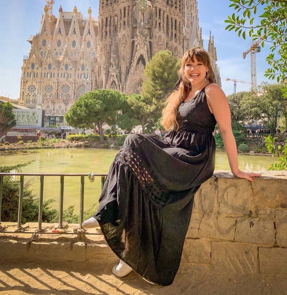 A student in Spain studying abroad.