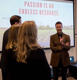 Students Talking to a Professional.