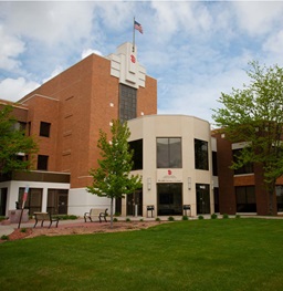 Exterior of the Sanford School of Medicine Building in Sioux Falls.