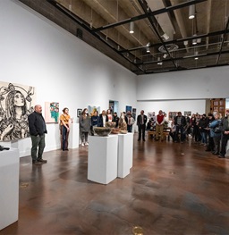 The Fine Arts gallery showcasing artwork.