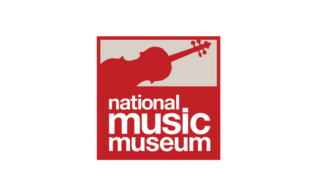 The national museum logo in red and white.