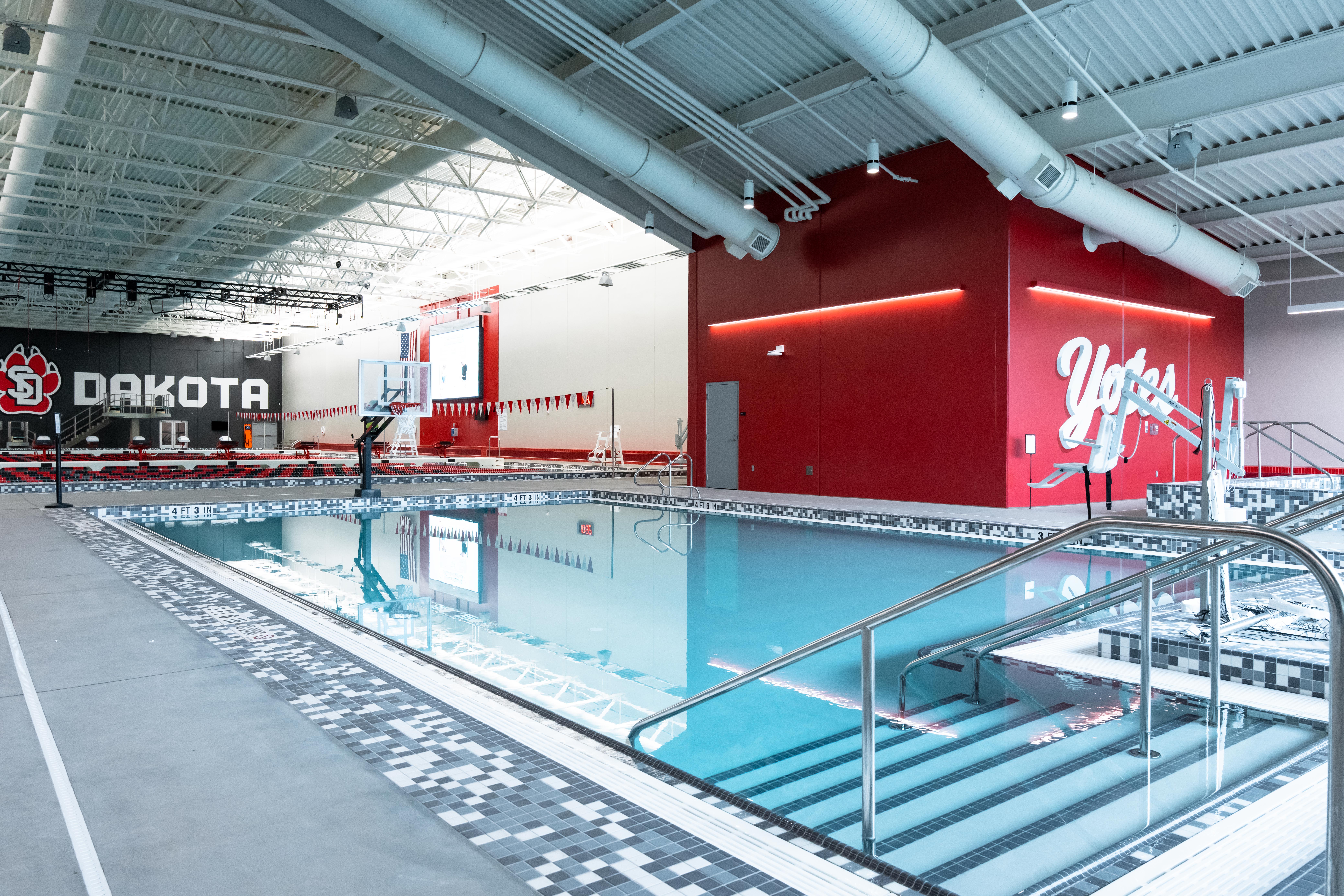 Image of the activity pool in the Natatorium expansion