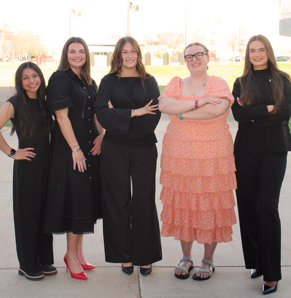 Group of student government association 