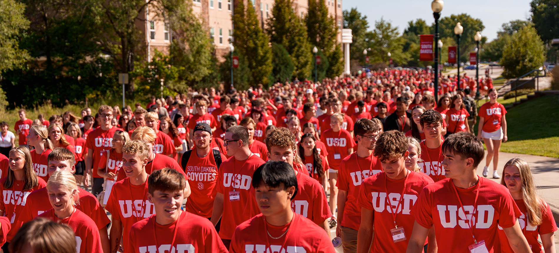 A sea of incoming students