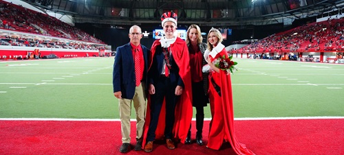Dakota Days royalty on the football field.