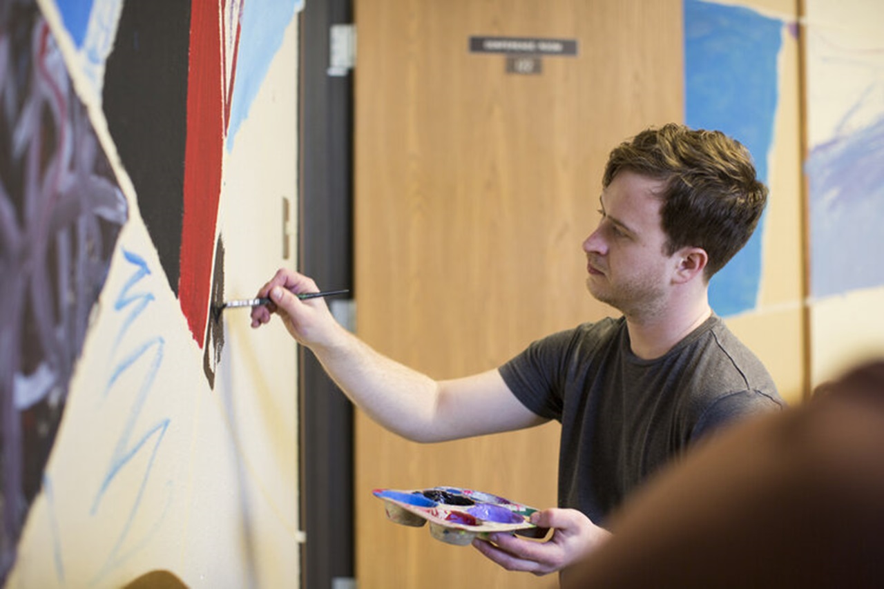 Zach Deboer doing art Zach Deboer doing art