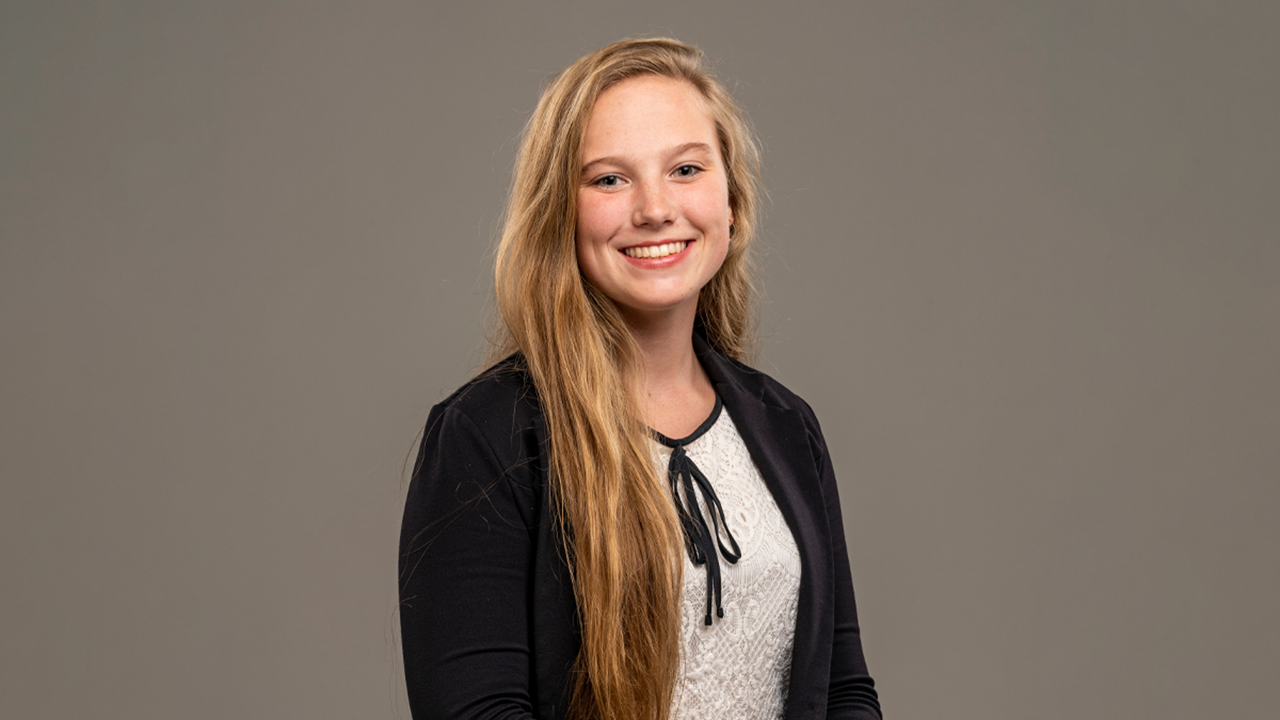 A headshot of Grace DuVall.