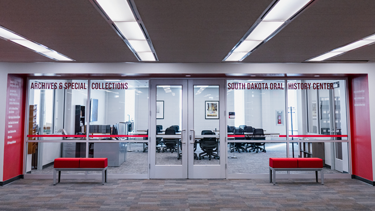 A photo of the Archives & Special Collections space.