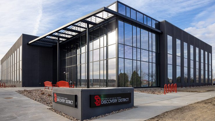 The USD Discovery District is a 50,000-square-foot, two-story facility built for innovators in biotech and life science.