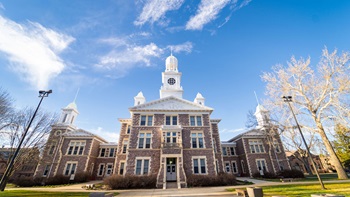 Old Main in springtime