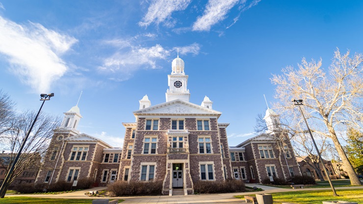 Old Main in springtime Old Main in springtime