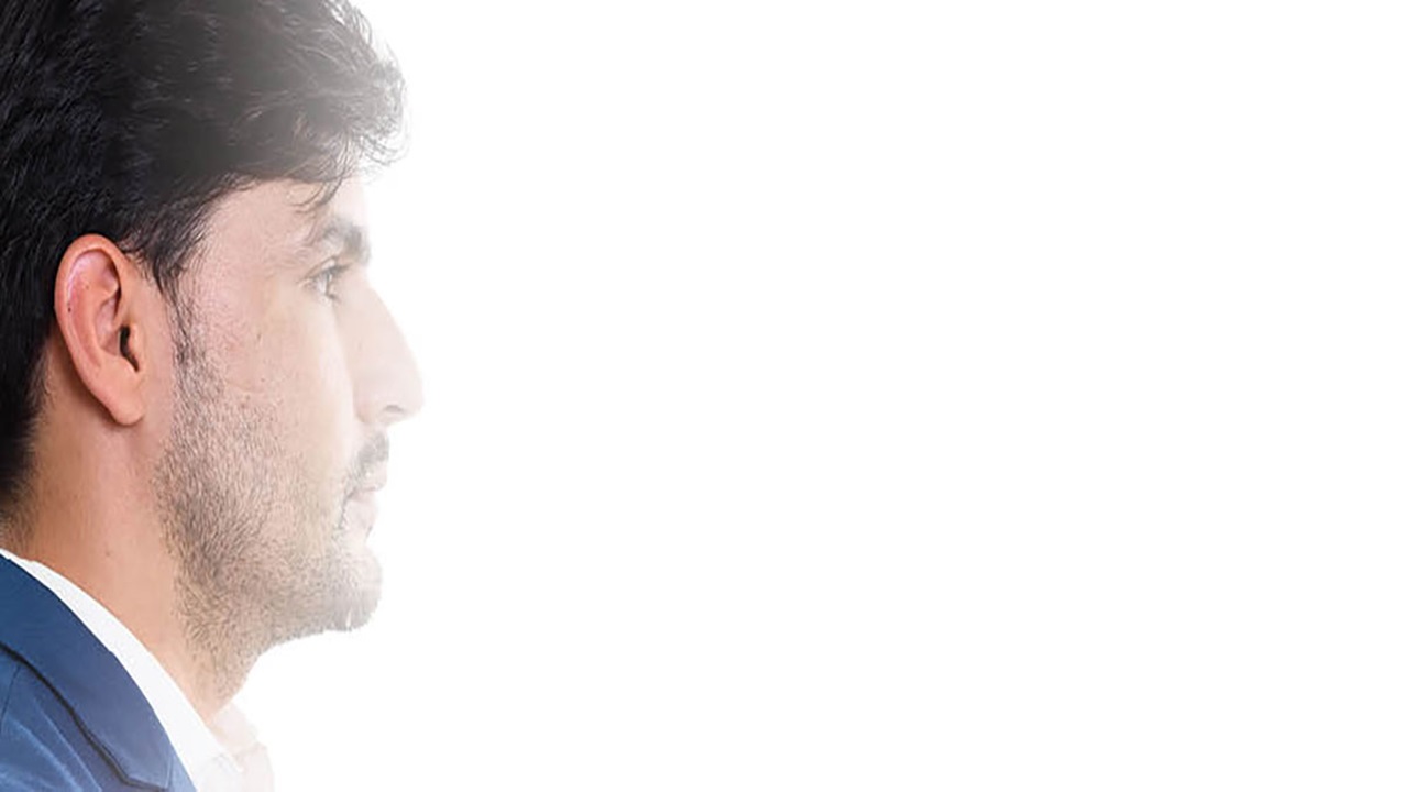 A man's profile A man's profile