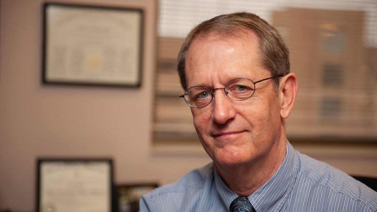 Dr. Tim Ridgway smiles for a photo.