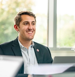 A student in the Beacom School of Business.