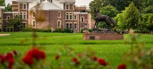 Old Main front campus.