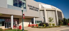 The exterior of the Sanford Coyote Sports Center.