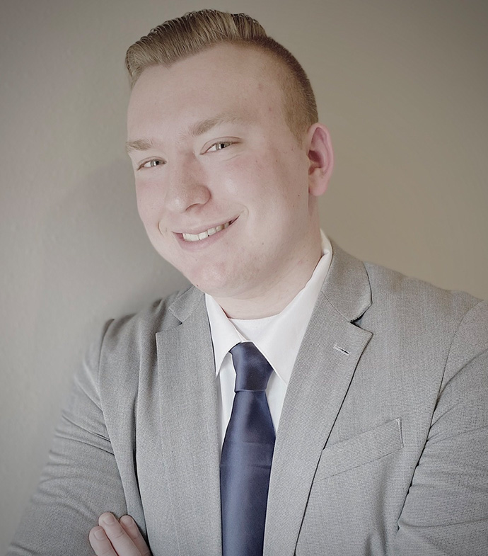 Success story Matthew Wagenaar smiling.