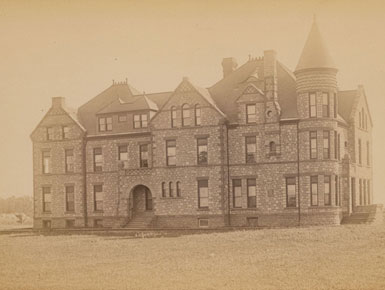 East Hall in the 1800s