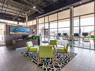 Face It Together Office with seating area