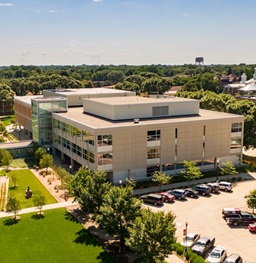 Exterior of the I.D. Weeks Library